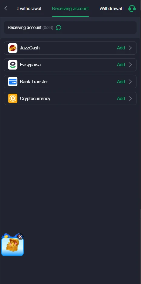 Withdraw Money from PKR365 Game